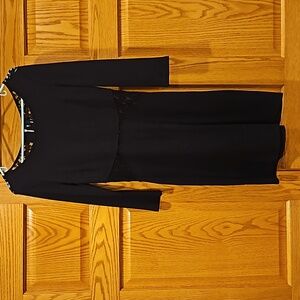Maurices Black Dress With Lace Back Size 0 in Excellent Condition